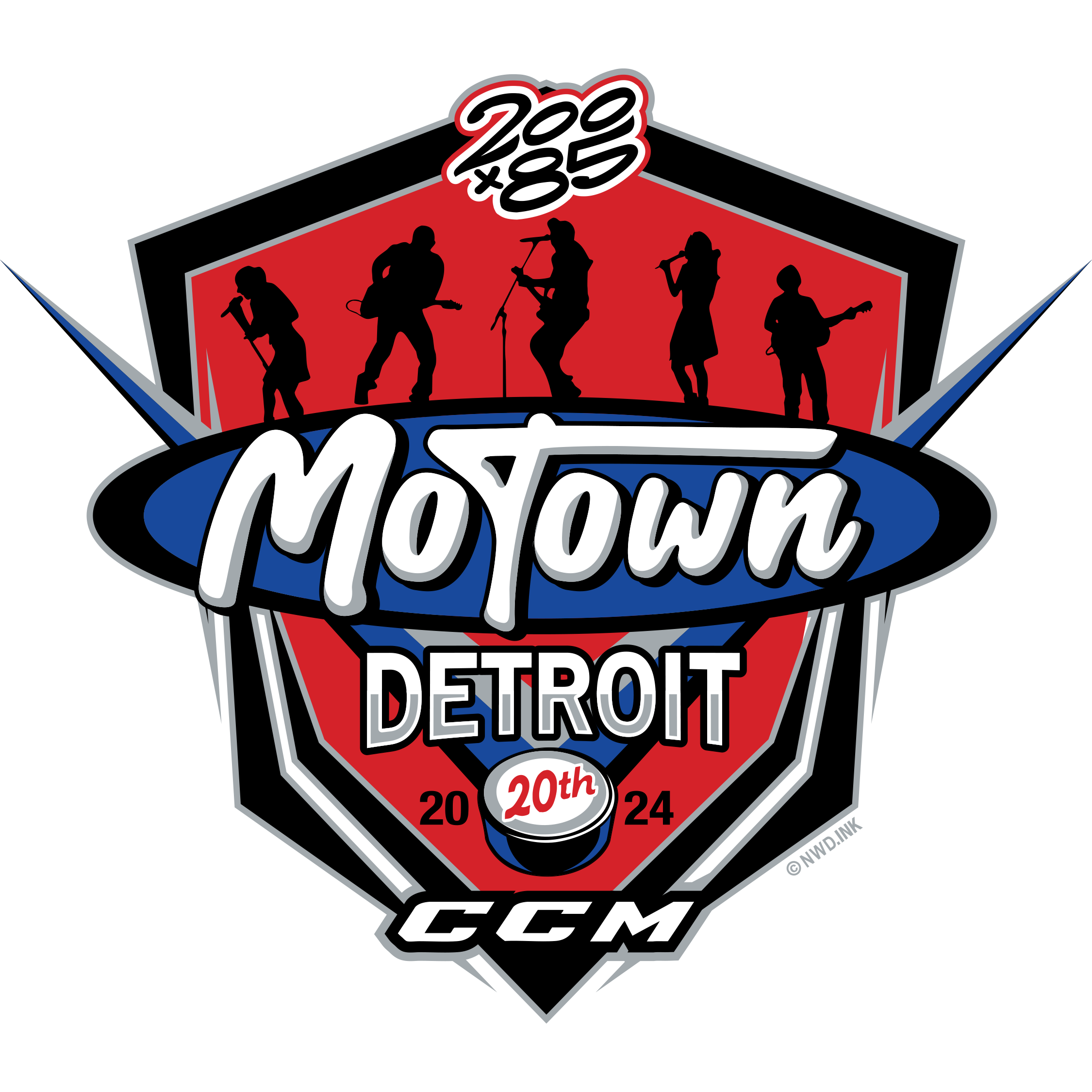 2024 CCM 20th Detroit (Motown) / 38335IL Northwest Designs Ink