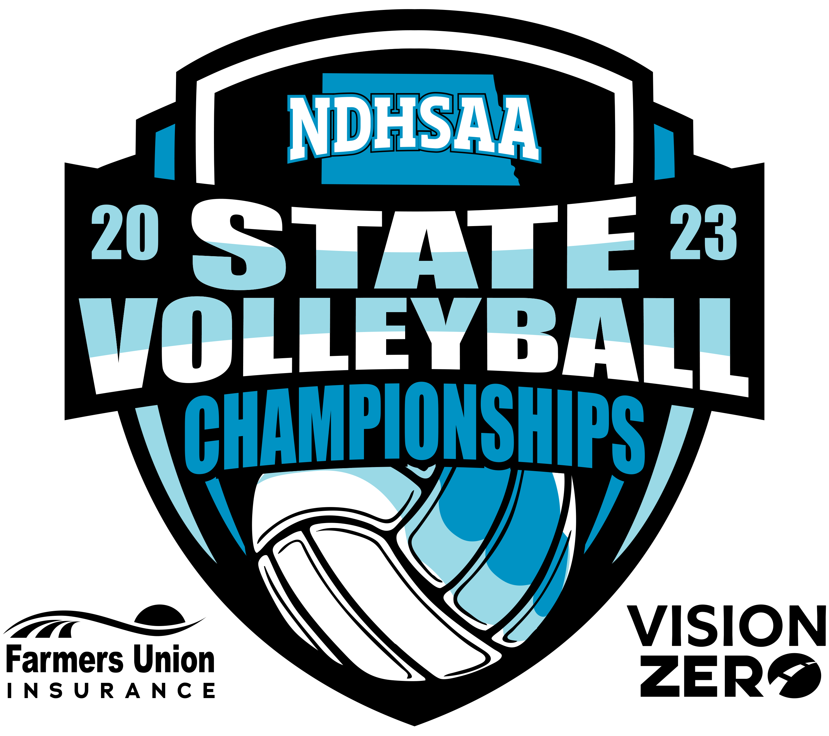 2023 Ndhsaa State Volleyball Championships 37860mn Northwest Designs Ink